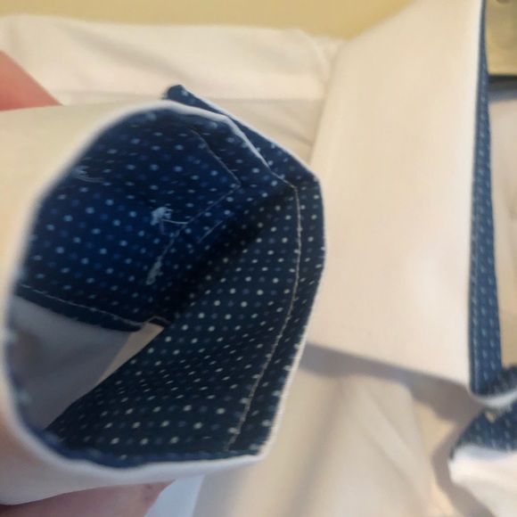 Solid Long Sleeve 4-Way Stretch Slim Fit Shirt - Picture 5 of 5